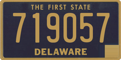DE license plate 719057