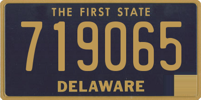 DE license plate 719065