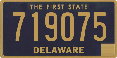 DE license plate 719075