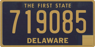 DE license plate 719085