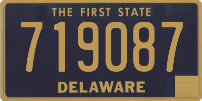 DE license plate 719087