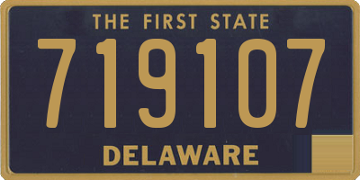 DE license plate 719107