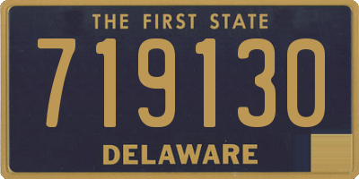 DE license plate 719130