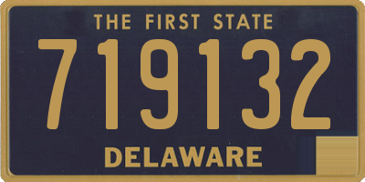 DE license plate 719132