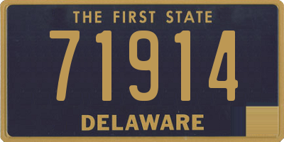 DE license plate 71914