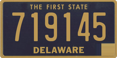 DE license plate 719145