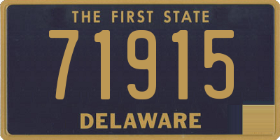 DE license plate 71915