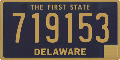 DE license plate 719153