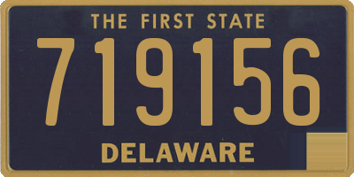 DE license plate 719156