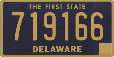 DE license plate 719166