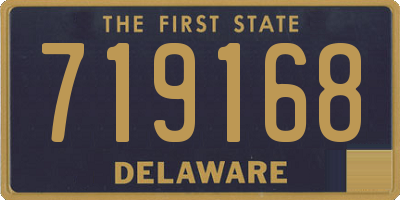 DE license plate 719168