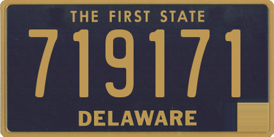 DE license plate 719171