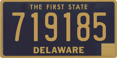 DE license plate 719185
