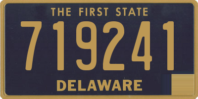 DE license plate 719241