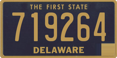 DE license plate 719264