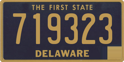 DE license plate 719323