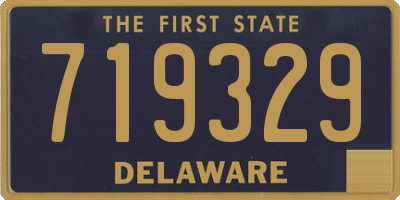 DE license plate 719329