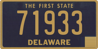 DE license plate 71933