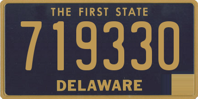 DE license plate 719330