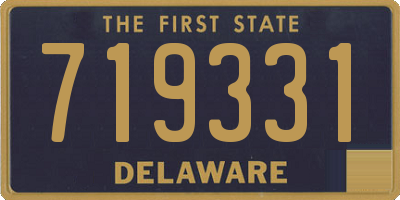 DE license plate 719331