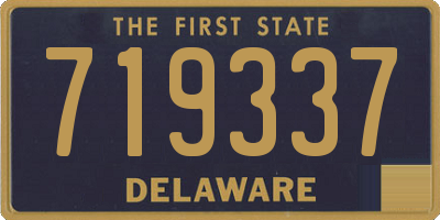 DE license plate 719337