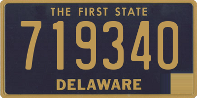 DE license plate 719340