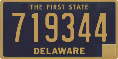 DE license plate 719344