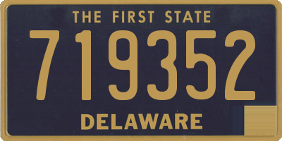 DE license plate 719352