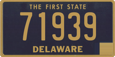 DE license plate 71939