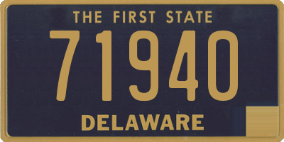 DE license plate 71940