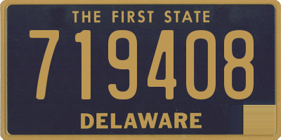 DE license plate 719408