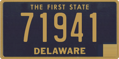 DE license plate 71941