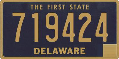 DE license plate 719424