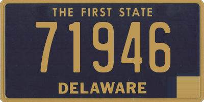 DE license plate 71946