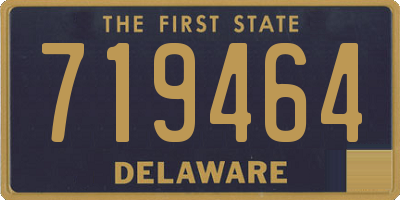 DE license plate 719464