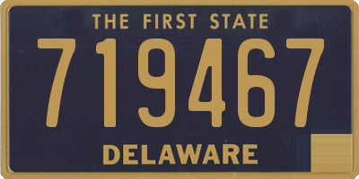DE license plate 719467