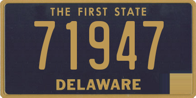 DE license plate 71947