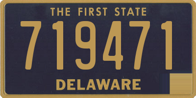 DE license plate 719471