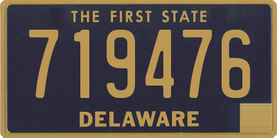 DE license plate 719476