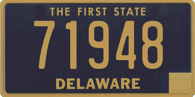 DE license plate 71948