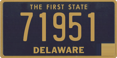 DE license plate 71951