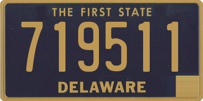 DE license plate 719511