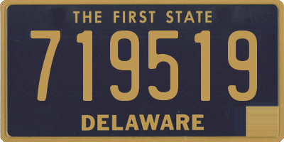 DE license plate 719519