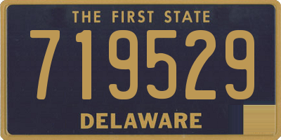 DE license plate 719529