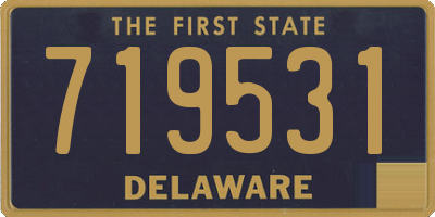 DE license plate 719531