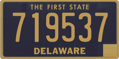 DE license plate 719537