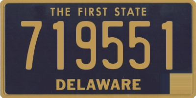 DE license plate 719551
