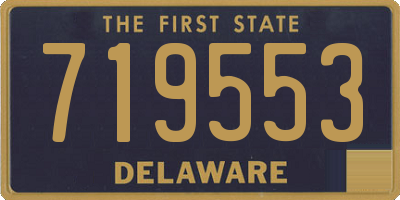 DE license plate 719553