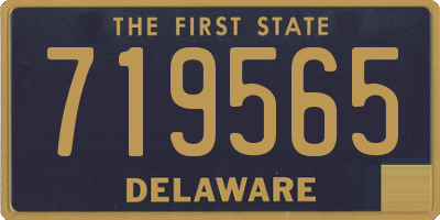 DE license plate 719565