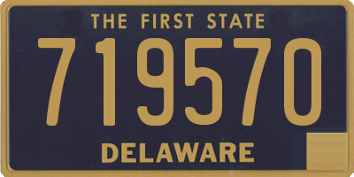 DE license plate 719570